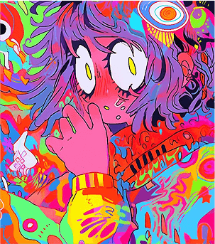 Colorful NFT character